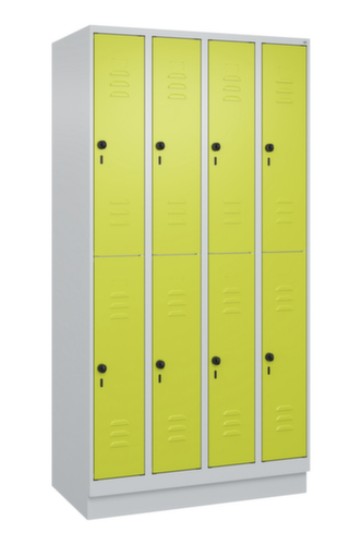 C+P Dubbeldekse locker Classic Plus, vakbreedte 250 mm