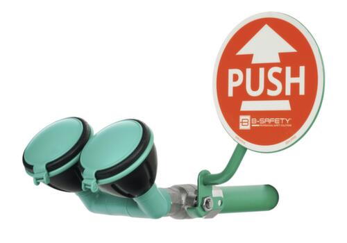 Oogdouche, met debietmeter