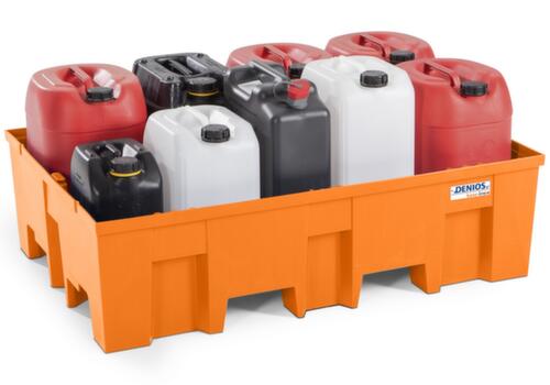 Denios PE-opvangbak base-line voor vaten van 200 liter