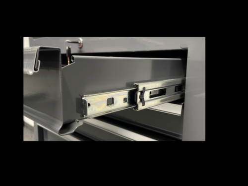 UDOBÄR Afsluitbare gereedschapswagen met omvangrijk gereedschapsassortiment, 5 lade(n)