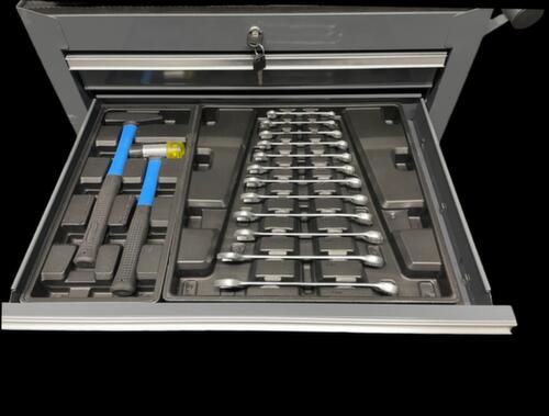 UDOBÄR Afsluitbare gereedschapswagen met omvangrijk gereedschapsassortiment, 5 lade(n)