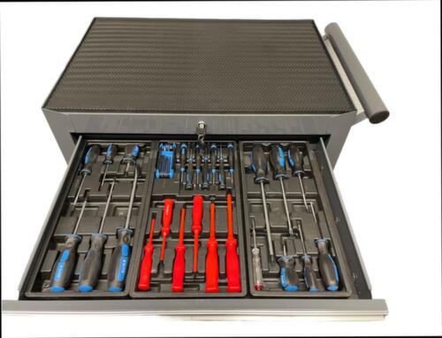 UDOBÄR Afsluitbare gereedschapswagen met omvangrijk gereedschapsassortiment, 5 lade(n)