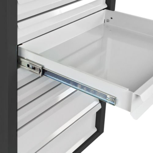 Ladekast MAMMUT, 8 lade(n), RAL7016 antracietgrijs/RAL7035 lichtgrijs