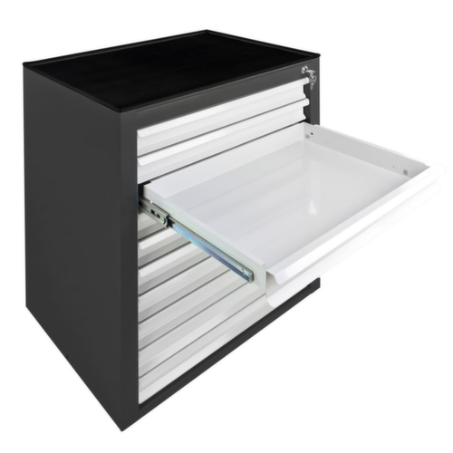 Ladekast MAMMUT, 10 lade(n), RAL7016 antracietgrijs/RAL7035 lichtgrijs