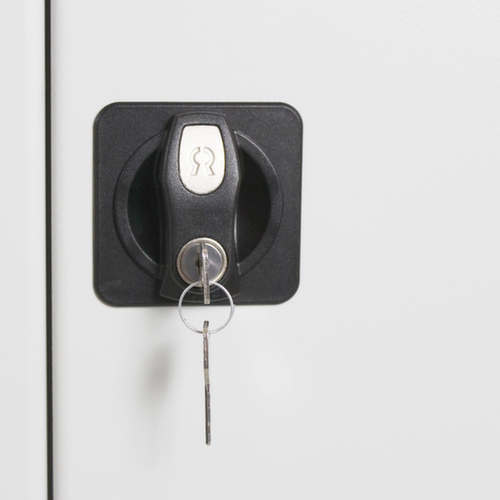 Kast voor gevaarlijke stoffen met opvanglegborden, hoogte x breedte x diepte 1000 x 1000 x 500 mm