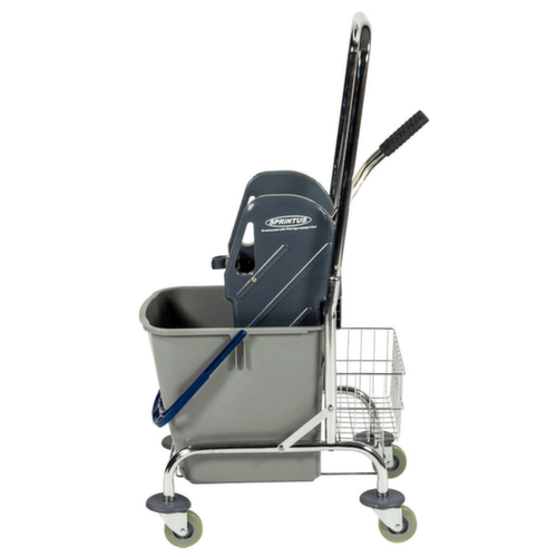 Universele dweilwagenset, 1x27 l emmer in blauw