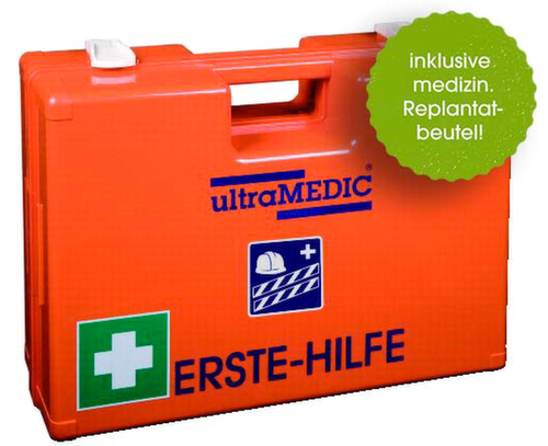 ultraMEDIC EHBO-koffer met branchespecifieke vulling, vulling conform DIN 13157