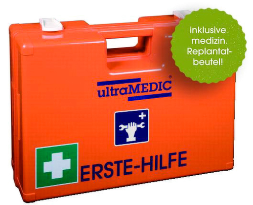 ultraMEDIC EHBO-koffer met branchespecifieke vulling, vulling conform DIN 13157