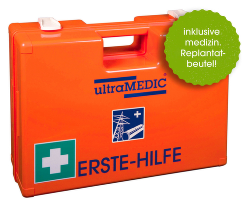 ultraMEDIC EHBO-koffer met branchespecifieke vulling, vulling conform DIN 13157
