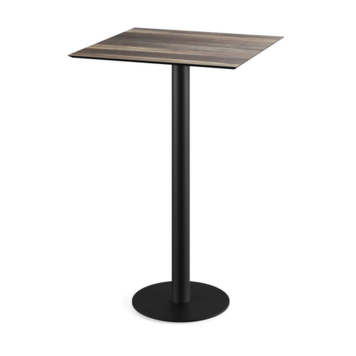 VEBA Statafel Essentials Urban, breedte x diepte 700 x 700 mm, plaat Tropical Wood