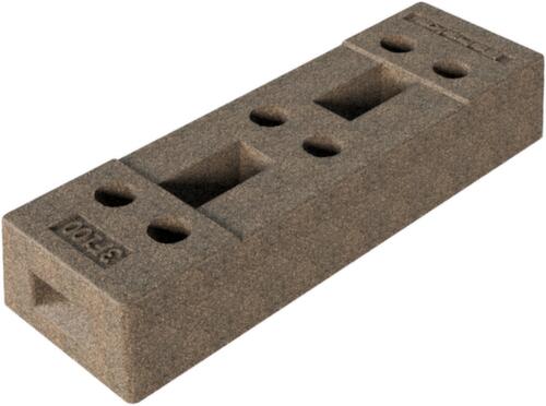 Schake Bodemplaat voor mobiel hek