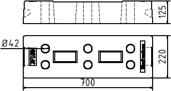 Schake Bodemplaat voor mobiel hek