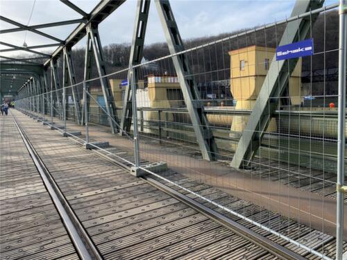 Schake Mobiel hek, hoogte x breedte 1200 x 3500 mm