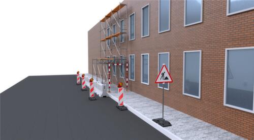 Schake Baken, hoogte x breedte 1330 x 315 mm