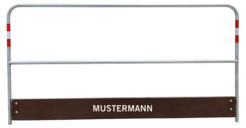 Schake Greppelbrug met houten trede, lengte x breedte 1700 x 1000 mm