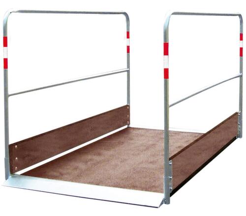 Schake Greppelbrug met houten trede, lengte x breedte 1700 x 1000 mm