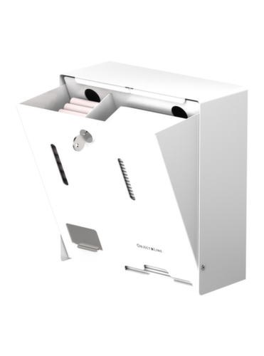 CWS Tampon-/maandverbanddispenser ObjectLine, RVS, RAL9003 signaalwit