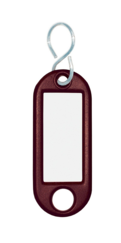 EICHNER sleutelhanger met S-haak, bruin