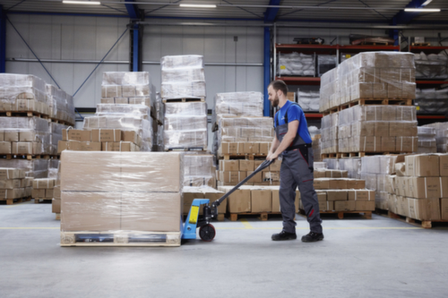 Hanselifter Pallethefwagen, 2000 kg draagvermogen, polyurethaan/polyurethaan