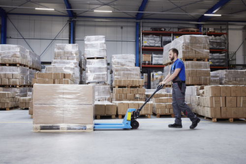 Hanselifter Pallethefwagen, 2000 kg draagvermogen, polyurethaan/polyurethaan