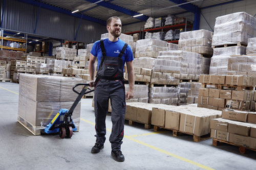 Hanselifter Pallethefwagen, 2000 kg draagvermogen, polyurethaan/polyurethaan