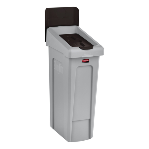 Rubbermaid Deksel Slim Jim® voor Recyclingstation, bruin