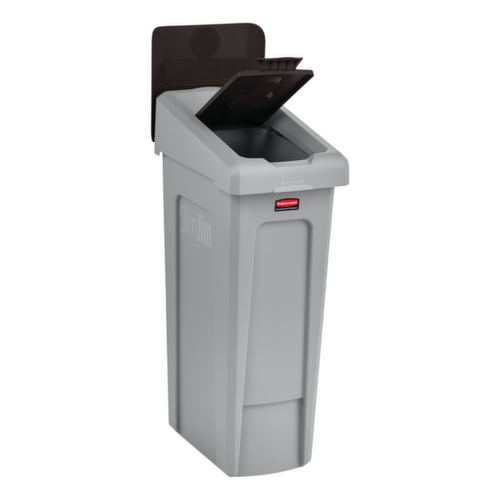 Rubbermaid Deksel Slim Jim® voor Recyclingstation, bruin