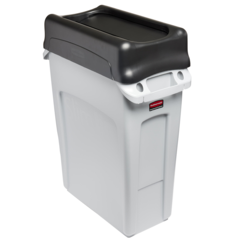 Rubbermaid Tuimeldeksel Slim Jim® voor afvalverzamelaar, zwart