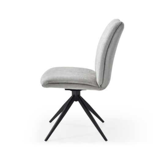 Bisley Bezoekersstoel Easy Meet F 744 met beklede rugleuning, zitting stof (100% polyester), portland