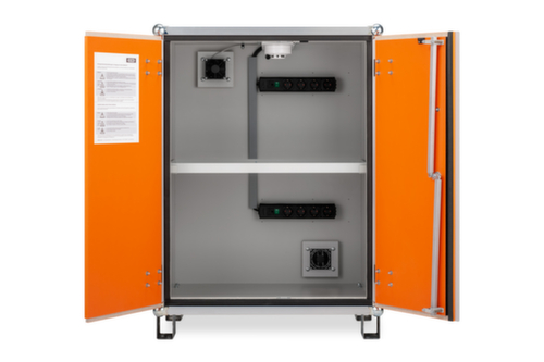 Explosieveilige lithium-ion-laadkast PREMIUM 8/10 onderrijdbaar, hoogte x breedte x diepte 1110 x 800 x 660 mm