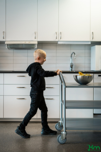 Kongamek Etagewagen ZERO met 3 etages, draagvermogen 250 kg, 3 etages