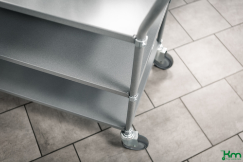 Kongamek Etagewagen ZERO met 3 etages, draagvermogen 250 kg, 3 etages