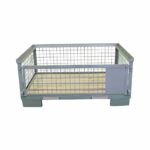 Halfhoge gaasboxpallet met volle klep, lengte x breedte 1200 mm x 800 mm