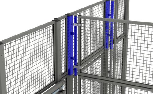 Scheidingswandsysteem met maaswijdte 40 x 40 mm voor scheidingswandsysteem, hoogte 750 mm