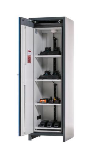 Asecos Lithium-ion magazijnkast ION-LINE type 90, hoogte x breedte x diepte 1953 x 599 x 615 mm
