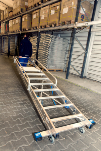 Krause Ladder STABILO® Professional met veiligheidsbeugel + leuning