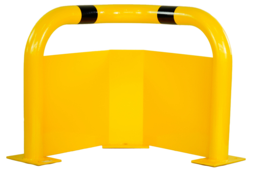 UDOBÄR Aanrijdbeveiligingshoekprofielen met onderrijdbeveiliging, hoogte x breedte 600 x 600 mm