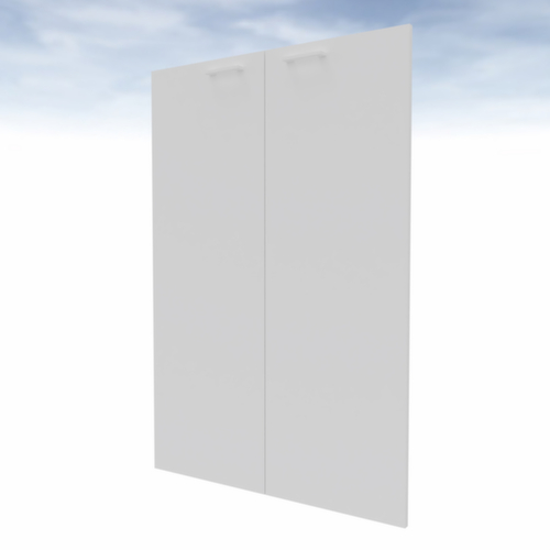 Quadrifoglio Dubbele openslaande deur voor scheidingswand, hoogte x breedte 1280 x 860 mm