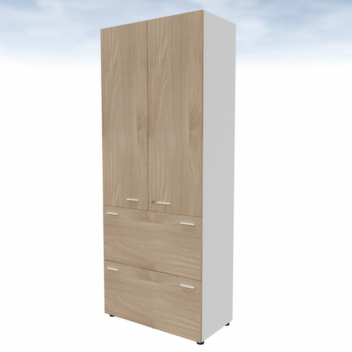 Quadrifoglio Combikast T45 met 2 hangmappenframes, 2 uittrekelementen