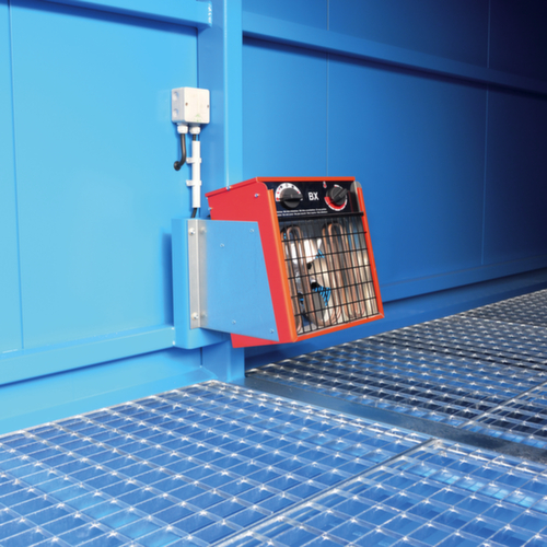 Verwarming voor container voor gevaarlijke stoffen