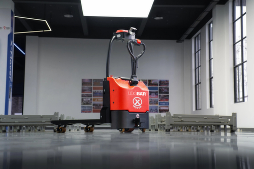 EP Zelfrijdende elektrische palletwagen EXP15, 1500 kg draagvermogen, polyurethaan/polyurethaan