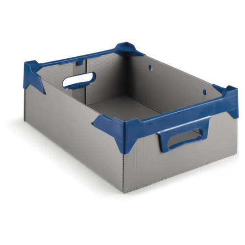 Stapelbox, grijs, inhoud 12 l