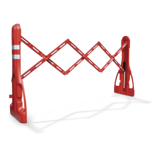 Uitbreidbare plastic interventiebarrière met ballast