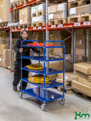 Kongamek Etagewagen, draagvermogen 250 kg, 5 etages