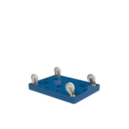 Transportrol FAVORIT XL met kunststof laadvlak, draagvermogen 300 kg, polyamide banden