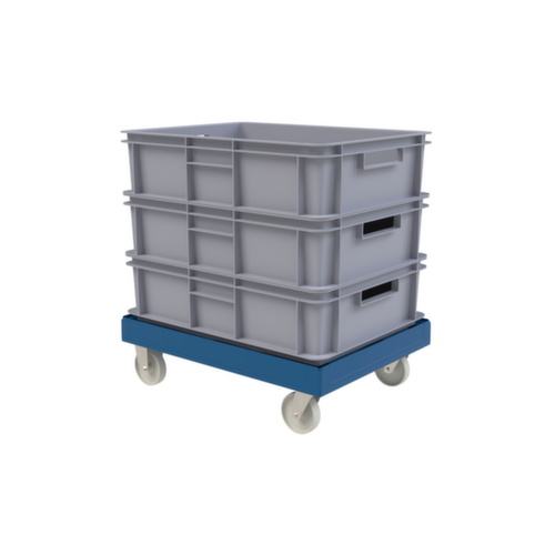 Transportrol FAVORIT XL met kunststof laadvlak, draagvermogen 300 kg, polyamide banden