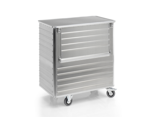 Gmöhling Bakwagen van aluminium met in-/uitklapbare wand, inhoud 1050 l