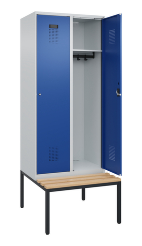 C+P locker Evolo PLUS met bank, vakbreedte 400 mm
