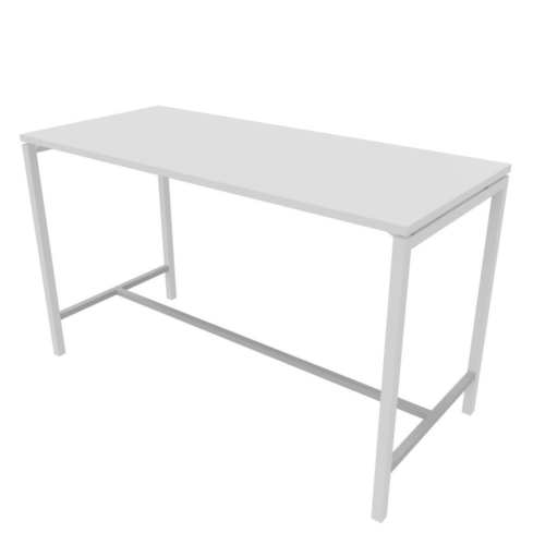 Quadrifoglio Statafel Creo voor vergaderingen, hoogte x breedte x diepte 1070 x 1800 x 800 mm, plaat wit