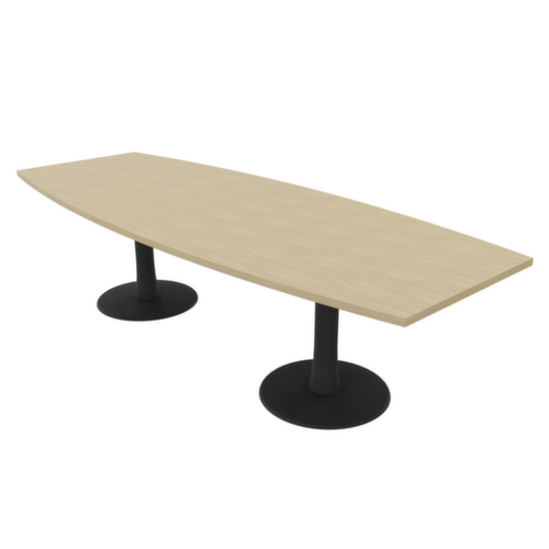 Quadrifoglio Vergadertafel IDEA+, breedte x diepte 2800 x 1100 mm, plaat eiken